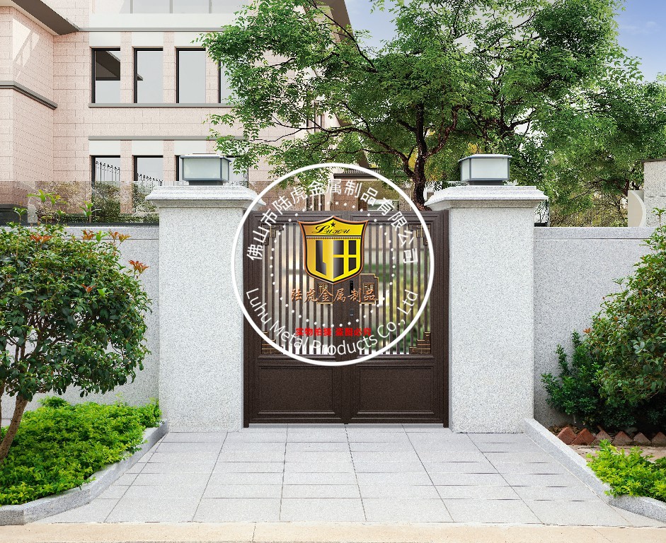 中式庭院门