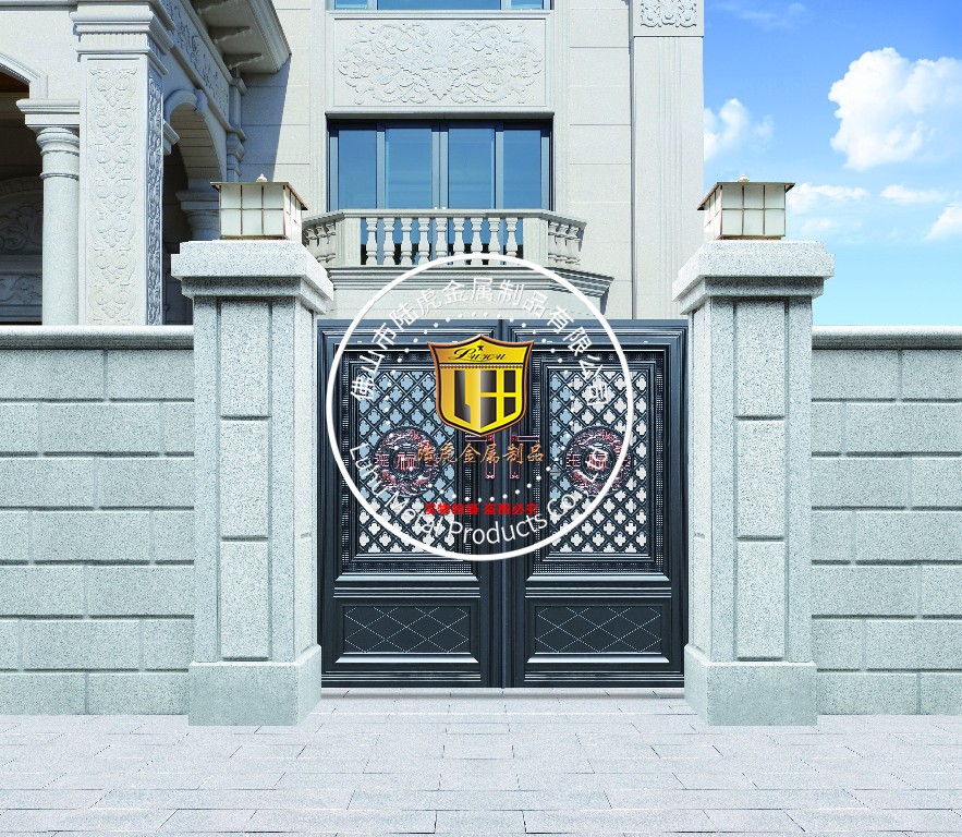 中式庭院门