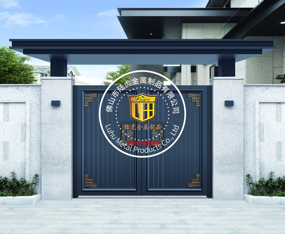 中式庭院门