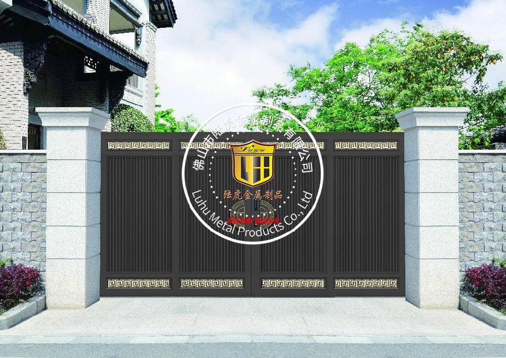 中式庭院门