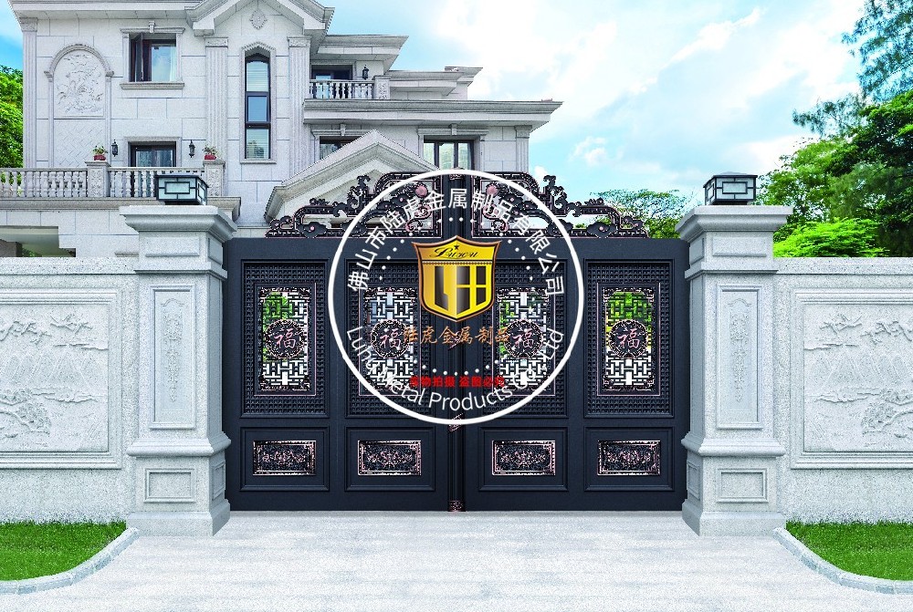 中式庭院门