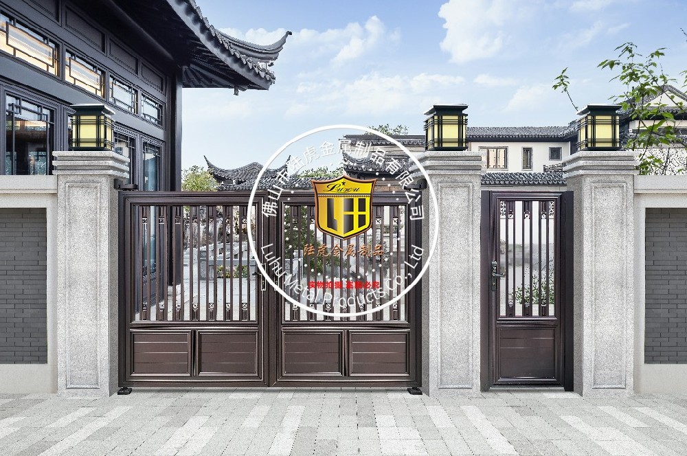 中式庭院门
