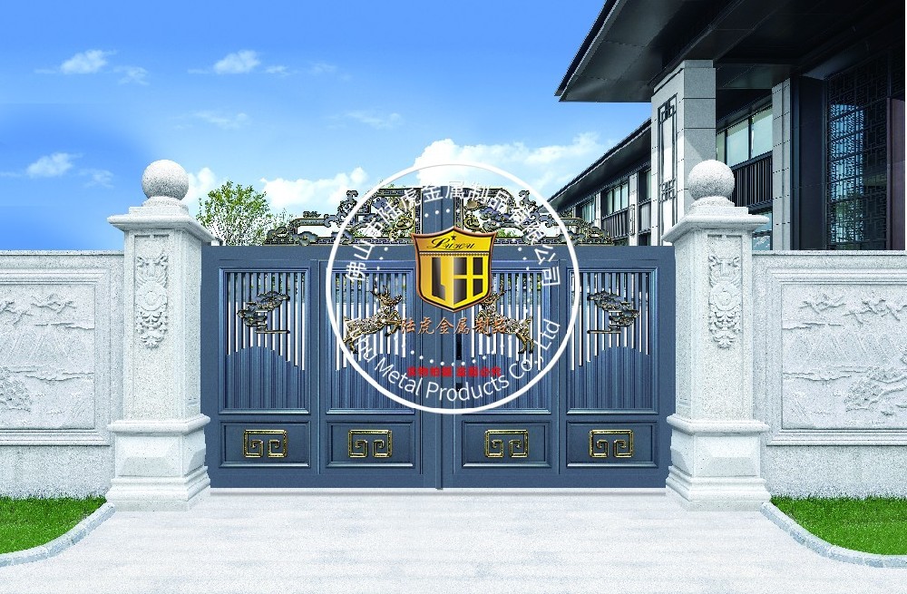 中式庭院门